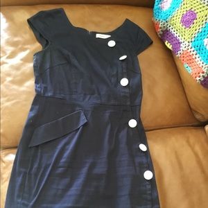 MODCLOTH NAVY BLUE DRESS/Gently Worn
